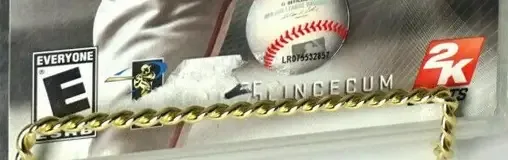 Major League Baseball 2K9, the ESRB box on its front