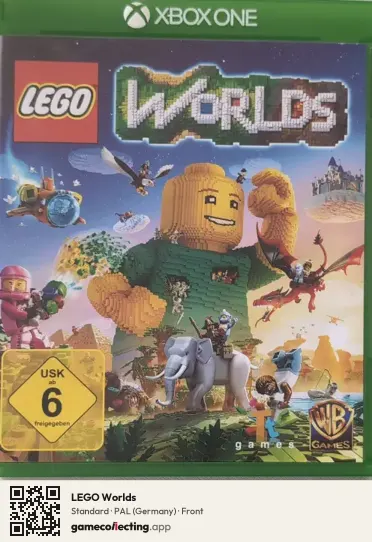 LEGO Worlds Xbox One, Germany box front