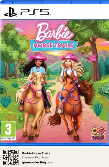 Barbie Horse Trails PlayStation 5, PAL box front