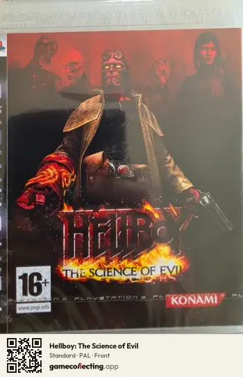 Hellboy: The Science of Evil PlayStation 3, PAL box front