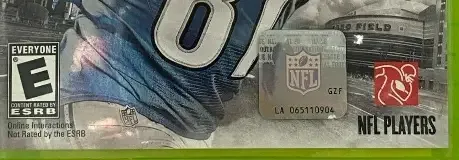 Madden NFL 13, the ESRB box on its front
