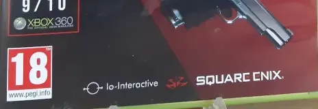 Hitman: Absolution, the PEGI square on its front