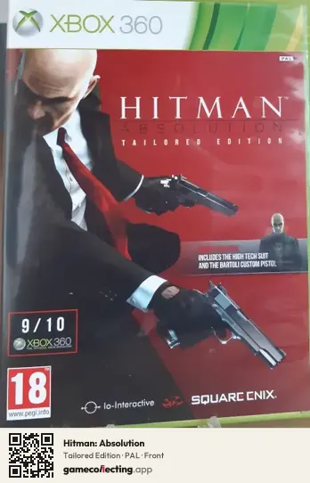 Hitman: Absolution Xbox 360, PAL box front
