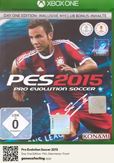 Pro Evolution Soccer 2015 Xbox One, Germany box front