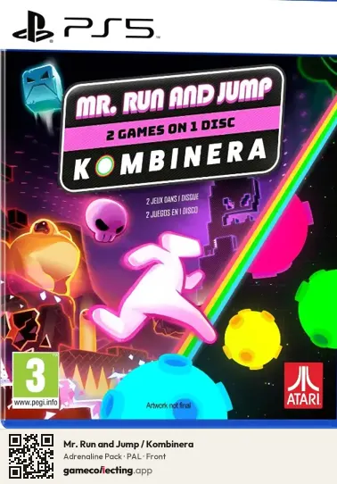 Mr. Run and Jump / Kombinera PlayStation 5, PAL box front