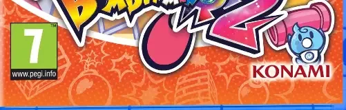 Super Bomberman R 2, the PEGI square on its front