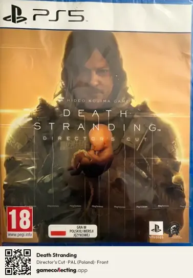 Death Stranding PlayStation 5, Poland box front