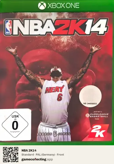 NBA 2K14 Xbox One, Germany box front
