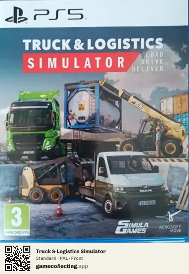 Truck & Logistics Simulator PlayStation 5, PAL box front
