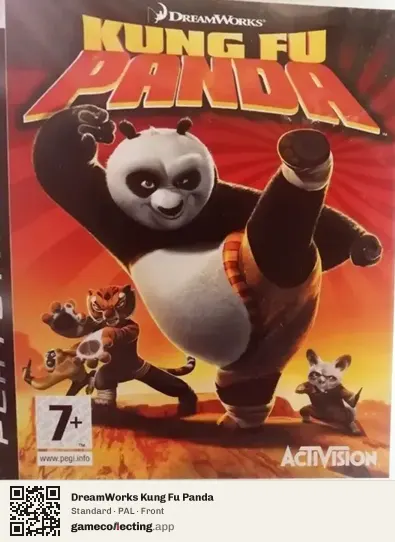 DreamWorks Kung Fu Panda PlayStation 3, PAL box front