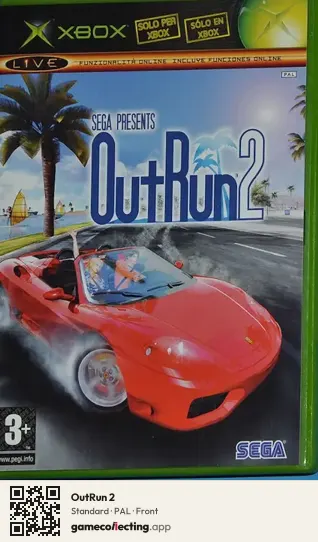 OutRun 2 Xbox, PAL box front