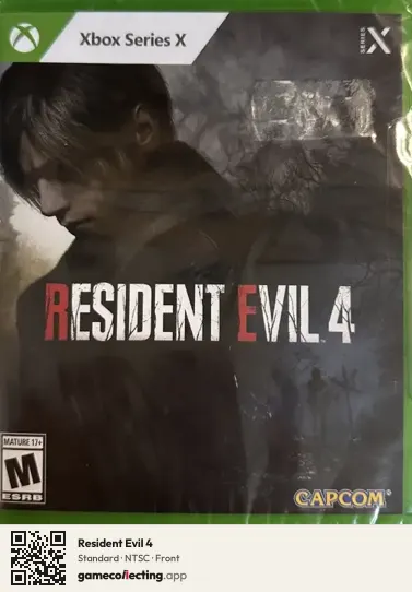 Resident Evil 4 Xbox Series X, NTSC box front