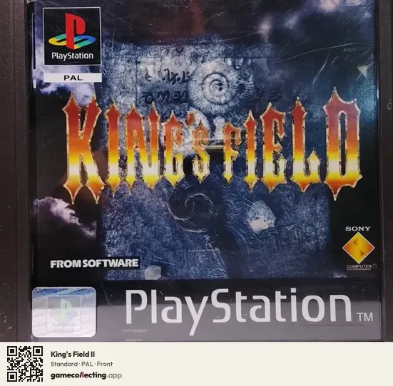 King's Field II PlayStation, PAL box front
