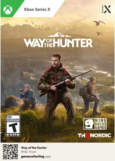 Way of the Hunter Xbox Series X, NTSC box front