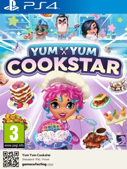 Yum Yum Cookstar PlayStation 4, PAL box front