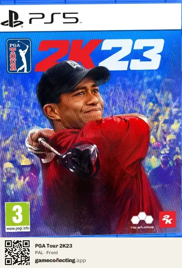 PGA Tour 2K23 PlayStation 5, PAL box front