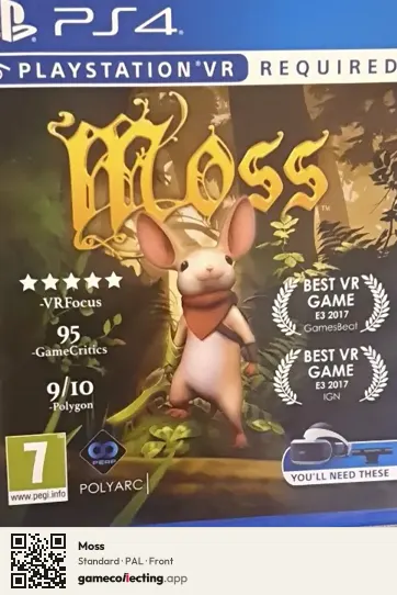 Moss PlayStation 4, PAL box front