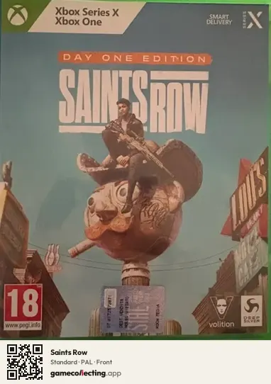 Saints Row Xbox Series X, PAL box front