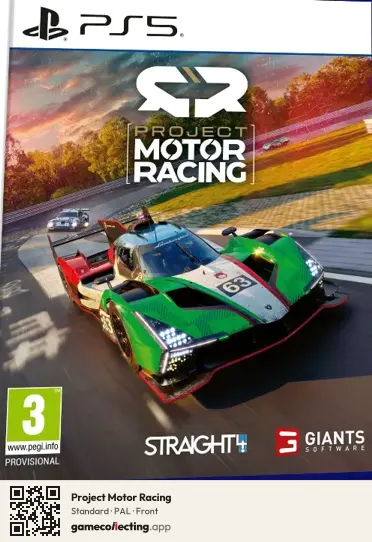 Project Motor Racing PlayStation 5, PAL box front
