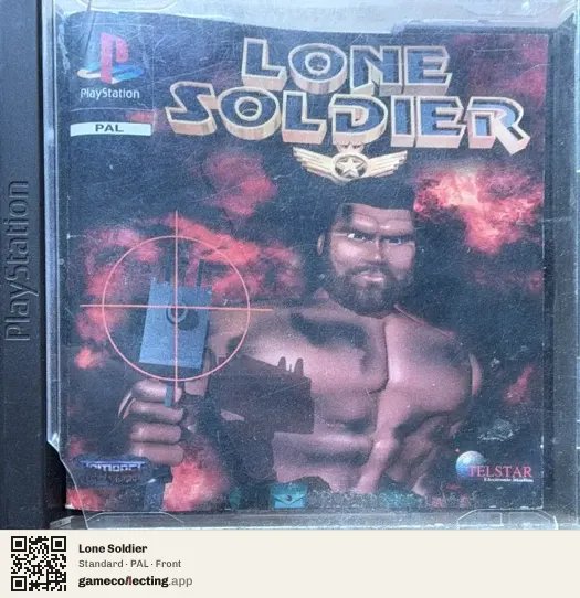 Lone Soldier PlayStation, PAL box front