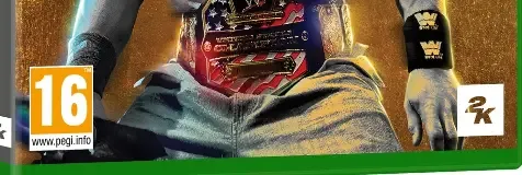 WWE 2K23, the PEGI square on its front
