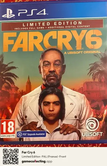 Far Cry 6 PlayStation 4, France box front