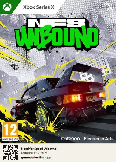 Need for Speed Unbound Xbox Series X, PAL box front