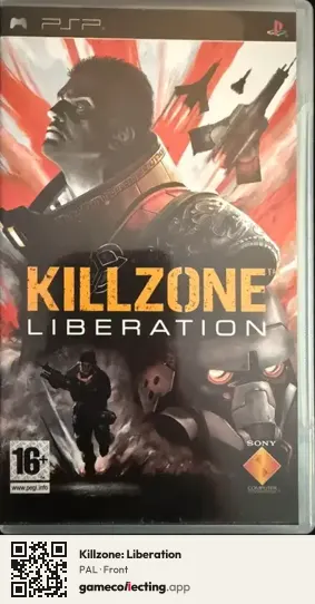 Killzone: Liberation PlayStation Portable, PAL box front
