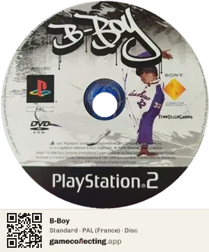 B-Boy PlayStation 2, PAL disc