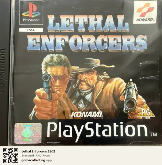 Lethal Enforcers I & II PlayStation, PAL box front