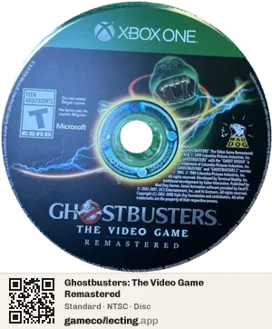 Ghostbusters: The Video Game Remastered Xbox One, NTSC disc