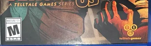 The Wolf Among Us, the ESRB box on its front