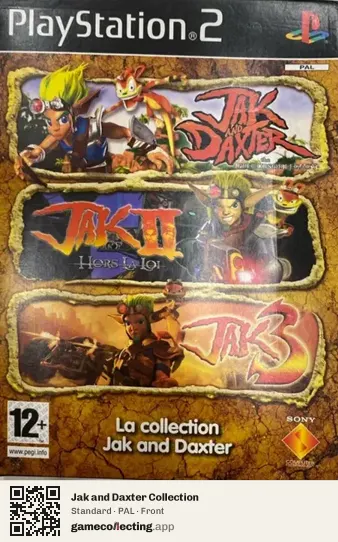 Jak and Daxter Collection PlayStation 2, PAL box front