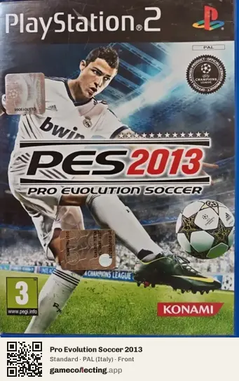 Pro Evolution Soccer 2013 PlayStation 2, Italy box front