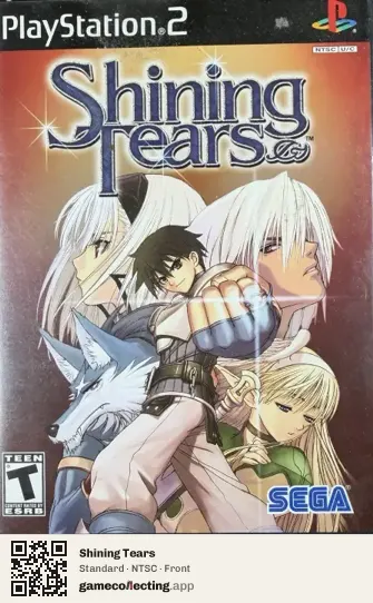 Shining Tears PlayStation 2, NTSC box front