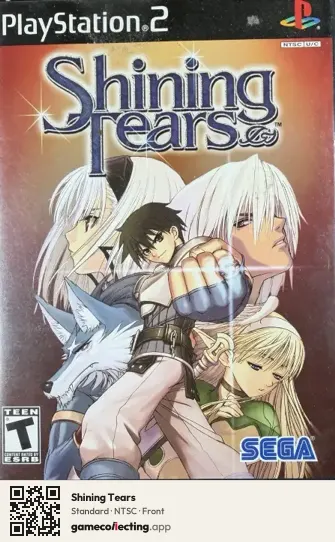Shining Tears PlayStation 2, NTSC box front