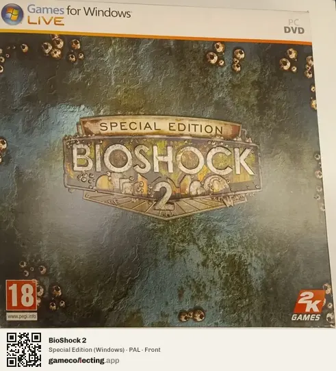 BioShock 2 Computer, PAL box front
