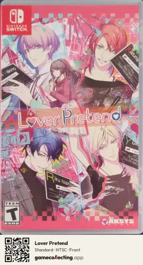 Lover Pretend Nintendo Switch, NTSC box front