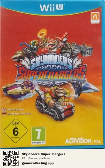Skylanders: SuperChargers Nintendo Wii U, Germany box front
