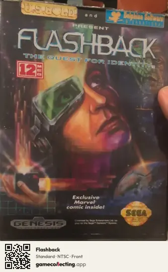 Flashback Sega Mega Drive / Genesis, NTSC box front
