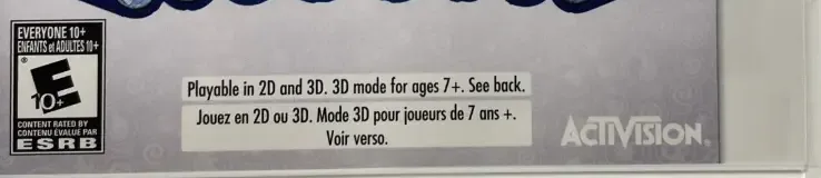Skylanders: Swap Force, the ESRB box on its front