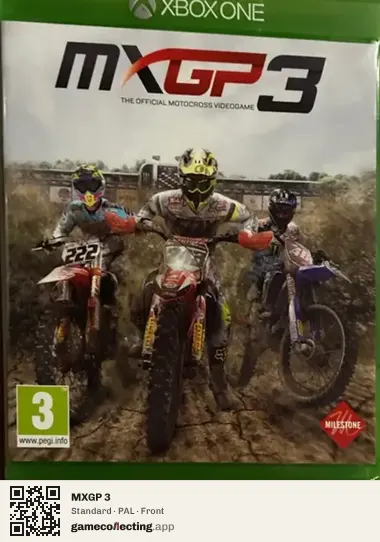MXGP 3 Xbox One, PAL box front