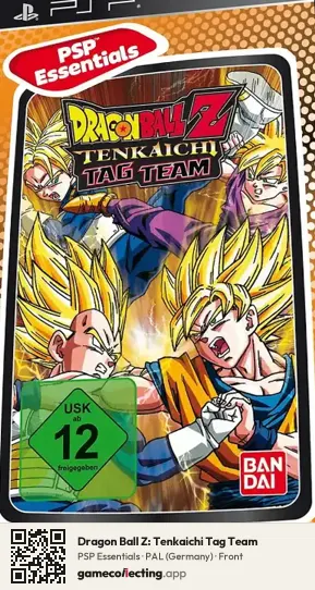Dragon Ball Z: Tenkaichi Tag Team PlayStation Portable, Germany box front