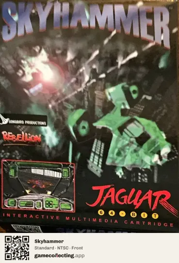 Skyhammer Atari Jaguar, NTSC box front