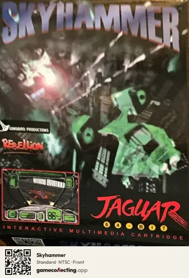 Skyhammer Atari Jaguar, NTSC box front
