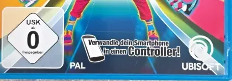 Just Dance 2018, the USK square on its front
