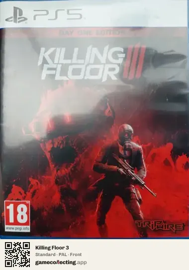 Killing Floor 3 PlayStation 5, PAL box front