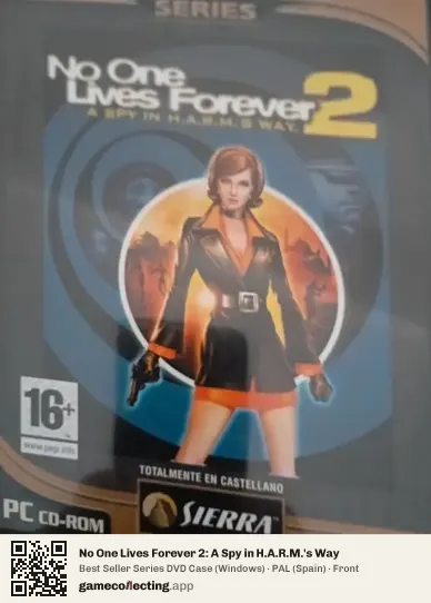No One Lives Forever 2: A Spy in H.A.R.M.'s Way Computer, Spain box front