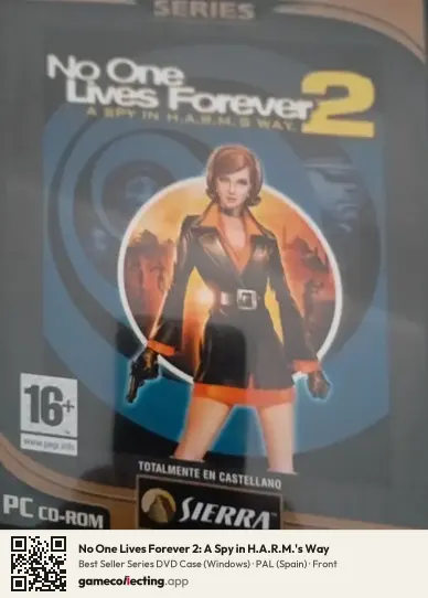 No One Lives Forever 2: A Spy in H.A.R.M.'s Way Computer, Spain box front