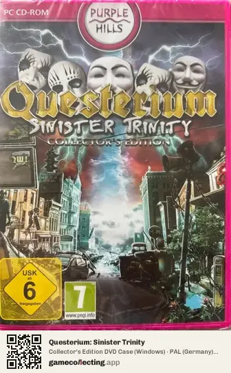 Questerium: Sinister Trinity Computer, Germany box front